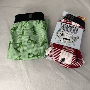 2 Pair Duluth Trading Buck Naked Boxer Brief Underwear Size Medium
